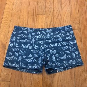 Spandex workout shorts